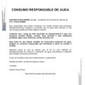 Consumo responsable da auga